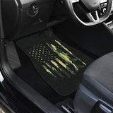 Amazing Green American Flag Car Floor Mats 211803 - YourCarButBetter