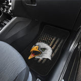 Amazing Green American Flag Custom Eagle Car Floor Mats 211803 - YourCarButBetter