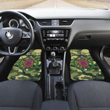 Amazing Green Camouflage Omega Psi Phi Car Floor Mats 211706 - YourCarButBetter