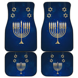 Amazing Hanukkah Pattern Print Car Floor Mats 210201 - YourCarButBetter