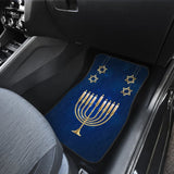 Amazing Hanukkah Pattern Print Car Floor Mats 210201 - YourCarButBetter