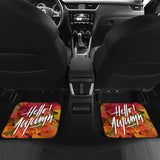 Amazing Hello Autumn Quote Car Floor Mats 210205 - YourCarButBetter