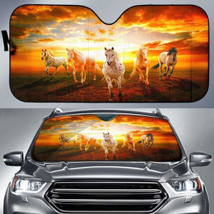 Amazing Horse Car Sun Shade 172609 - YourCarButBetter