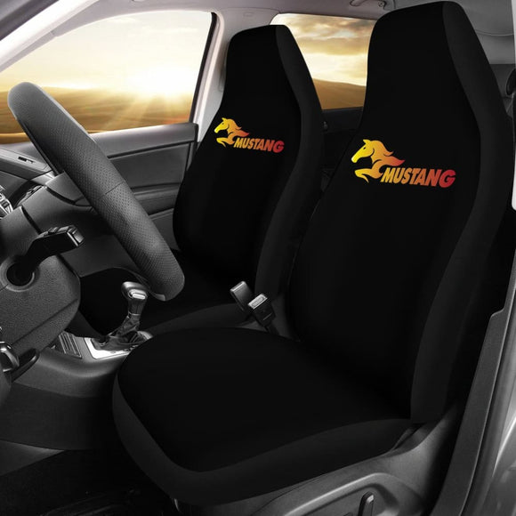 Amazing Horse Mustang Ford Car Seat Covers 211406 - YourCarButBetter
