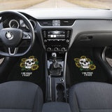 Amazing I Do What I Want Skull Sunflower Car Floor Mats 212004 - YourCarButBetter