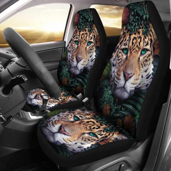 Amazing Leopard Print Car Seat Covers 210603 - YourCarButBetter