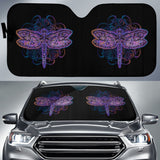 Amazing Mandala Dragonfly Car Auto Sun Shades 213003 - YourCarButBetter