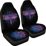 Amazing Mandala Dragonfly Car Seat Covers 213003 - YourCarButBetter