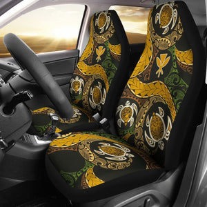 Amazing Native Hawaiians Kanaka Maoli Polynesian Tattoo Turtle Car Seat Covers 210805 - YourCarButBetter