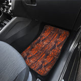 Amazing Orange Camouflage Car Floor Mats 210807 - YourCarButBetter