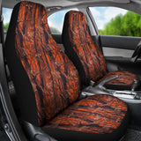 Amazing Orange Camouflage Car Seat Covers 210807 - YourCarButBetter