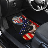 Amazing Patriot Nurse American Flag Car Floor Mats 211804 - YourCarButBetter