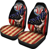 Amazing Patriot Nurse American Flag Car Seat Covers 211804 - YourCarButBetter
