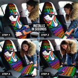 Amazing Pride LGBT Unicorn Car Seat Covers 210201 - YourCarButBetter