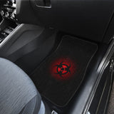 Amazing Red Alert Biohazard Car Floor Mats 211401 - YourCarButBetter