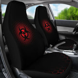 Amazing Red Alert Biohazard Car Seat Covers 211401 - YourCarButBetter