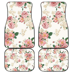Amazing Rose Pattern Beautiful Car Floor Mats 212801 - YourCarButBetter
