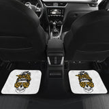 Amazing Skulls With Glasses And Bandana Sunflower Car Floor Mats 212101 - YourCarButBetter