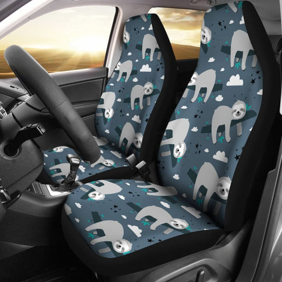 Amazing Sloth Everyday Is Lazy Car Seat Covers 211001 - YourCarButBetter