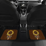 Amazing Sunflower Native Dreamcatcher Car Floor Mats 211501 - YourCarButBetter