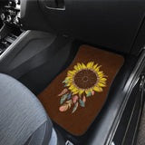 Amazing Sunflower Native Dreamcatcher Car Floor Mats 211501 - YourCarButBetter