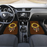 Amazing Sunflower Native Dreamcatcher Car Floor Mats 211501 - YourCarButBetter