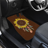 Amazing Sunflower Native Dreamcatcher Car Floor Mats 211501 - YourCarButBetter