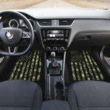 Amazing Thin Green Line American Flag Car Floor Mats 212703 - YourCarButBetter