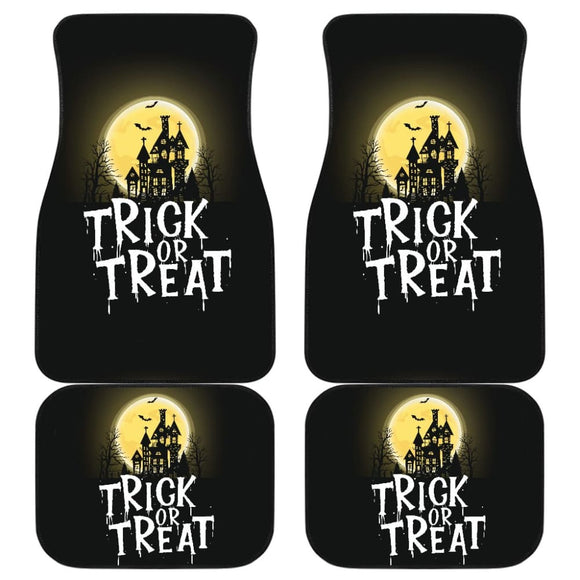 Amazing Trick or Treat Halloween Car Floor Mats 212203 - YourCarButBetter