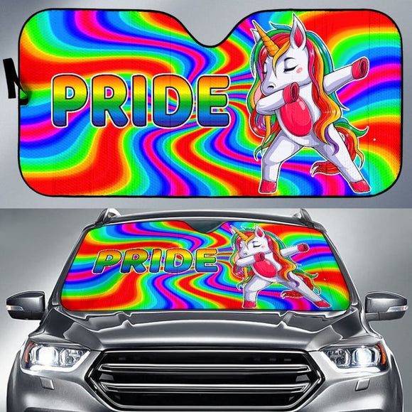 Amazing Unicorn LGBT Car Auto Sun Shades 210201 - YourCarButBetter