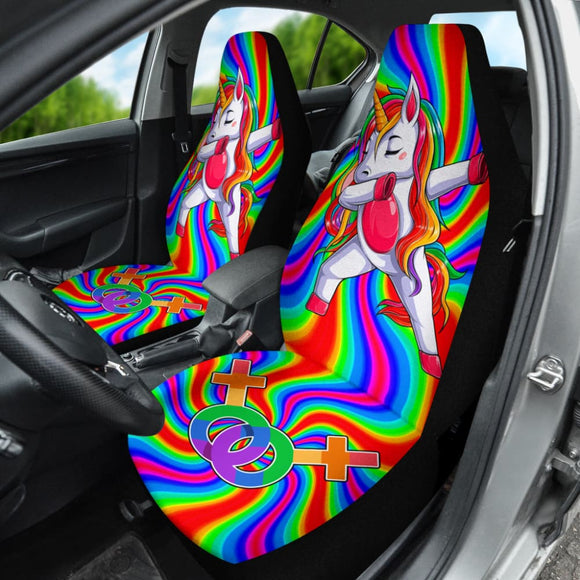 Amazing Unicorn LGBT Car Seat Covers 210201 - YourCarButBetter