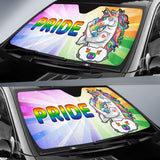 Amazing Unicorn LGBT Pride Car Auto Sun Shades 210201 - YourCarButBetter