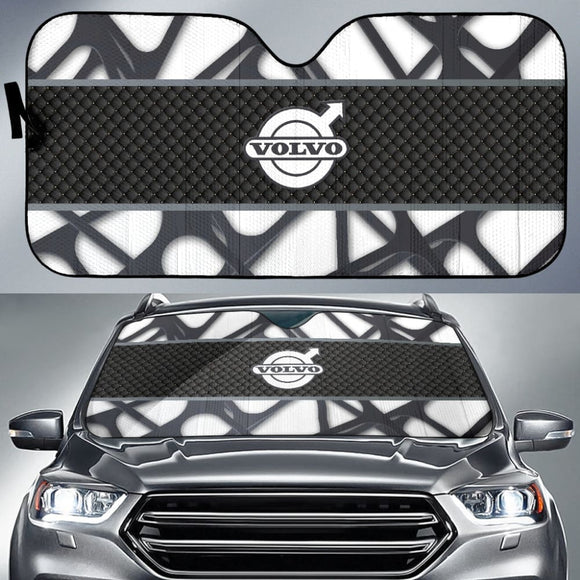 Amazing Volvo Black And White Themed Printed Car Auto Sun Shades 210901 - YourCarButBetter