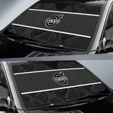 Amazing Volvo Black Themed Printed Car Auto Sun Shades 210901 - YourCarButBetter