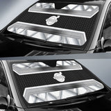 Amazing Volvo White Black Themed Printed Car Auto Sun Shades 210901 - YourCarButBetter