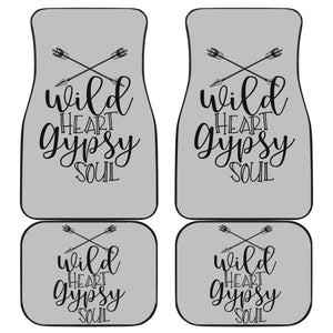 Amazing Wild Heart Gypsy Soul Car Floor Mats 210305 - YourCarButBetter