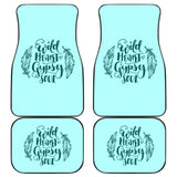 Amazing Wild Heart Gypsy Soul Ombre Car Floor Mats 210305 - YourCarButBetter