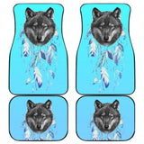 Amazing Wolf Mixed Dreamcatcher Style Car Floor Mats 210507 - YourCarButBetter