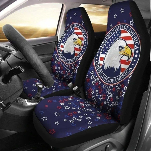 American Eagle Car Seat Covers Patriotic Car Decor 203011 - YourCarButBetter