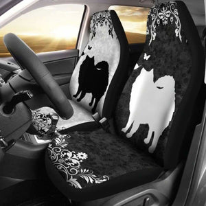 American Eskimo - Car Seat Covers 090629 - YourCarButBetter