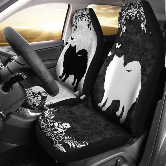American Eskimo - Car Seat Covers 090629 - YourCarButBetter