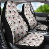 American Eskimo Dog Full Face Car Seat Covers 090629 - YourCarButBetter