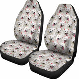 American Eskimo Dog Full Face Car Seat Covers 090629 - YourCarButBetter