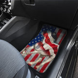 American Flag Big Horse All Protective Car Floor Mats 211103 - YourCarButBetter