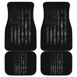 American Flag Black Car Floor Mats 212304 - YourCarButBetter