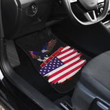 American Flag Car Floor Mats Custom One Nation Under God Car Accessories 212102 - YourCarButBetter