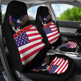 American Flag Car Seat Covers Custom One Nation Under God Car Accessories 212102 - YourCarButBetter