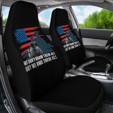 American Flag Firefighter We Don’t Know Them All But We Owe Them All Patriotic Car Seat Covers 210206 - YourCarButBetter