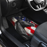 American Flag Horse Gift Who Loves Horse Car Floor Mats 210506 - YourCarButBetter