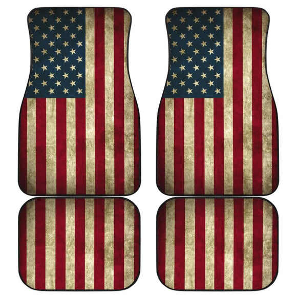 American Flag Inspired Car Floor Mats 210202 - YourCarButBetter